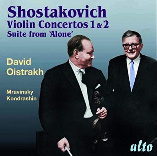 CD cover featuring portraits of David Oistrakh and conductors.