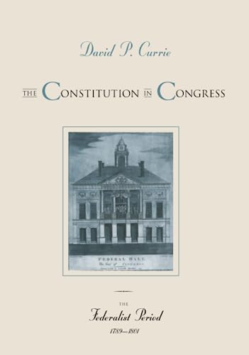 Book cover: “The Constitution in Congress” with a sketch of Federal Hall.