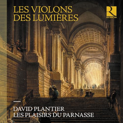 CD cover: Baroque architecture with figures on a grand staircase.