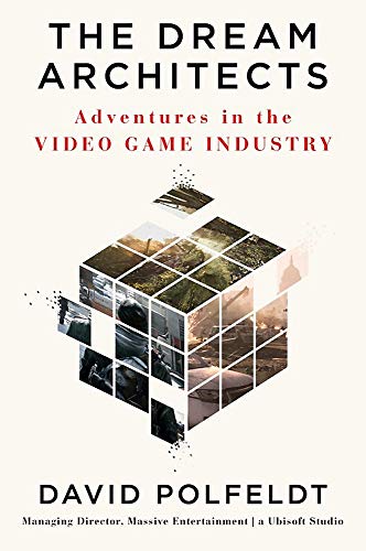 Book cover: "The Dream Architects" with a fragmented cube image.