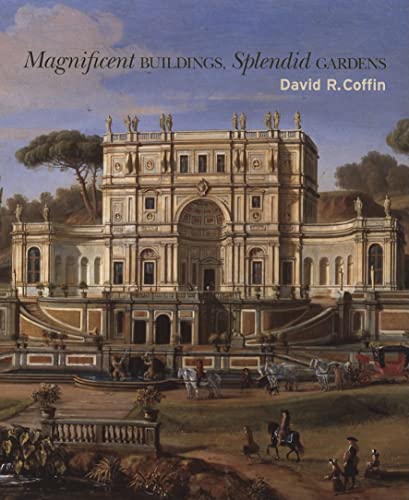 Book cover depicting a grand, ornate Italian villa with gardens and figures.