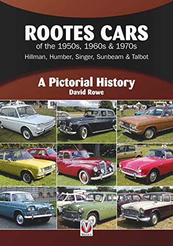Book cover featuring vintage Rootes Group cars from the 1950s-1970s.