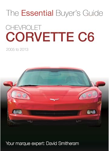 Red Chevrolet Corvette C6 car on cover of a buyer’s guide.