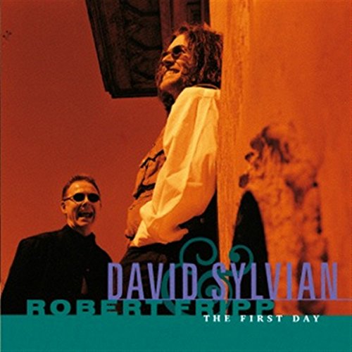 CD cover featuring David Sylvian and Robert Fripp against an orange wall.