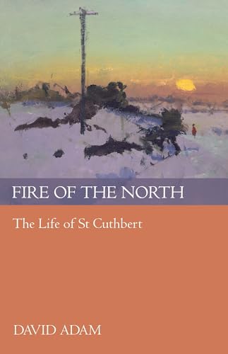 Book cover: snowy landscape with a cross, title “Fire of the North.”