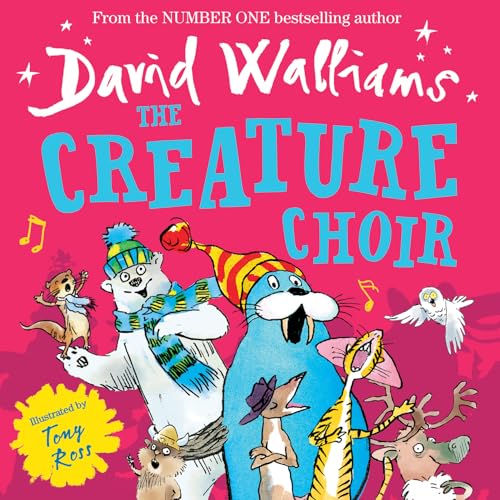 Book cover: illustrated animals in colorful clothing singing together.