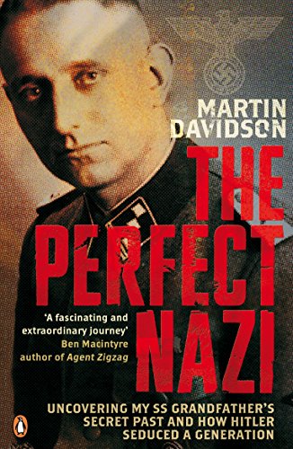 Book cover featuring a portrait of a man in an SS uniform.