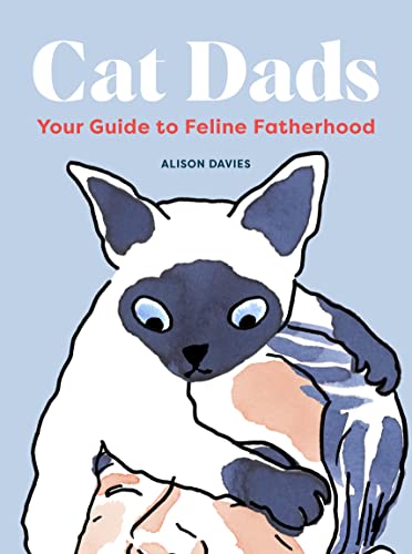 Book cover with illustrated Siamese cat and kitten, titled "Cat Dads".