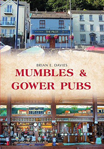 Book cover featuring pubs in Mumbles and Gower, Wales, with a bar scene.