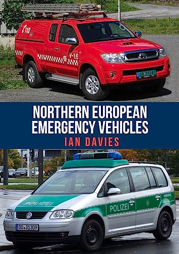 Book cover featuring a red fire truck and green police car.