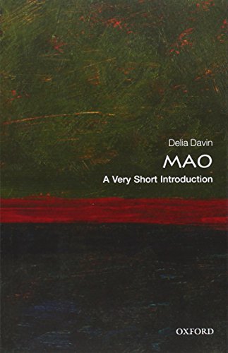 Book cover for “Mao: A Very Short Introduction” with green and red bands.