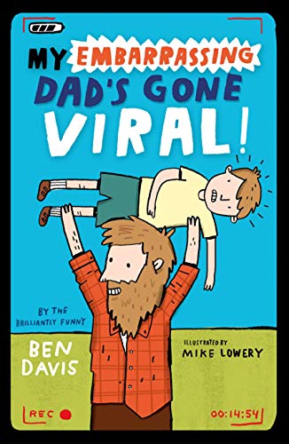 Book cover showing a bearded man holding a young boy upside down.