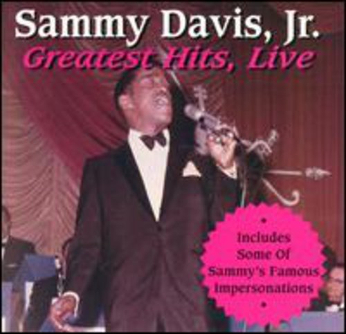 Sammy Davis Jr. album cover, live performance scene, pink burst graphic.