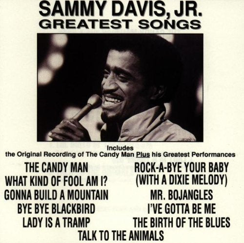 Sammy Davis Jr. album cover featuring a portrait of the singer at a microphone.