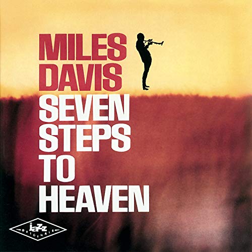 Album cover for Miles Davis’ “Seven Steps to Heaven” with silhouette.