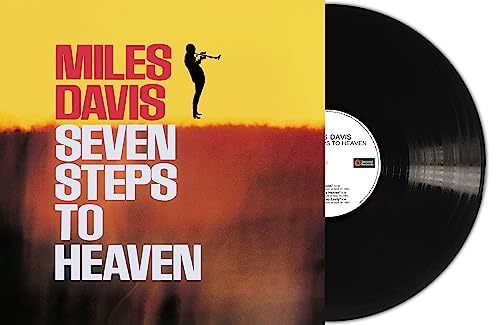 Miles Davis “Seven Steps To Heaven” vinyl record with album cover.