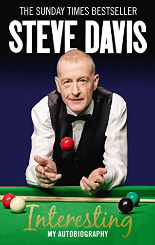 Steve Davis leaning over a snooker table with a red ball floating in mid-air.