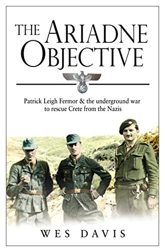 Book cover featuring soldiers and a Nazi emblem, titled “The Ariadne Objective.”
