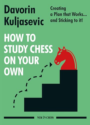 Green book cover with chess knight on steps and white and black text.
