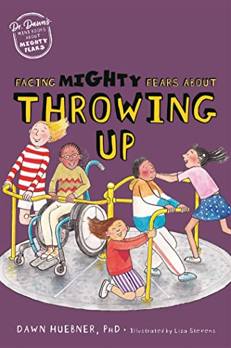 Book cover illustration of diverse children playing on a merry-go-round against a purple background.