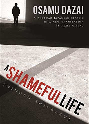 Book cover: man’s back, stark text “A Shameful Life” over gray concrete.