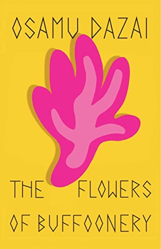 Book cover with yellow background, stylized pink coral shape, and black geometric text.