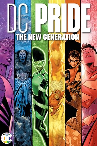 DC Pride 2022 cover featuring diverse superheroes in colorful panels.