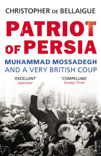 Book cover for Patriot of Persia showing Muhammad Mossadegh in a crowd of people.