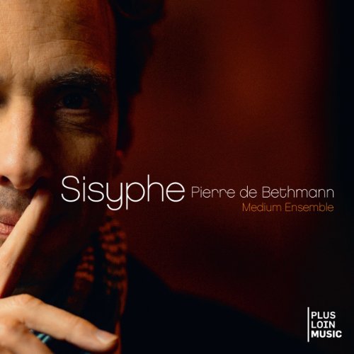 CD cover for "Sisyphe" by Pierre de Bethmann, featuring a man’s face.