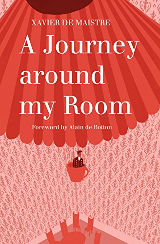Book cover: red and white design with a man in a teacup.