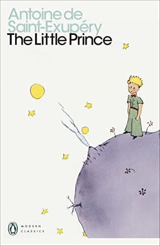 Book cover: "The Little Prince" with a boy and stars illustration.