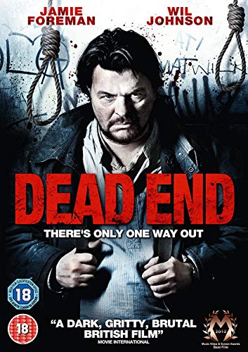 DVD cover for "Dead End" featuring a stern man with nooses in background.