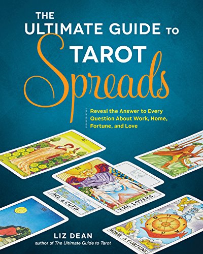 Book cover featuring tarot cards and gold lettering on a teal background.