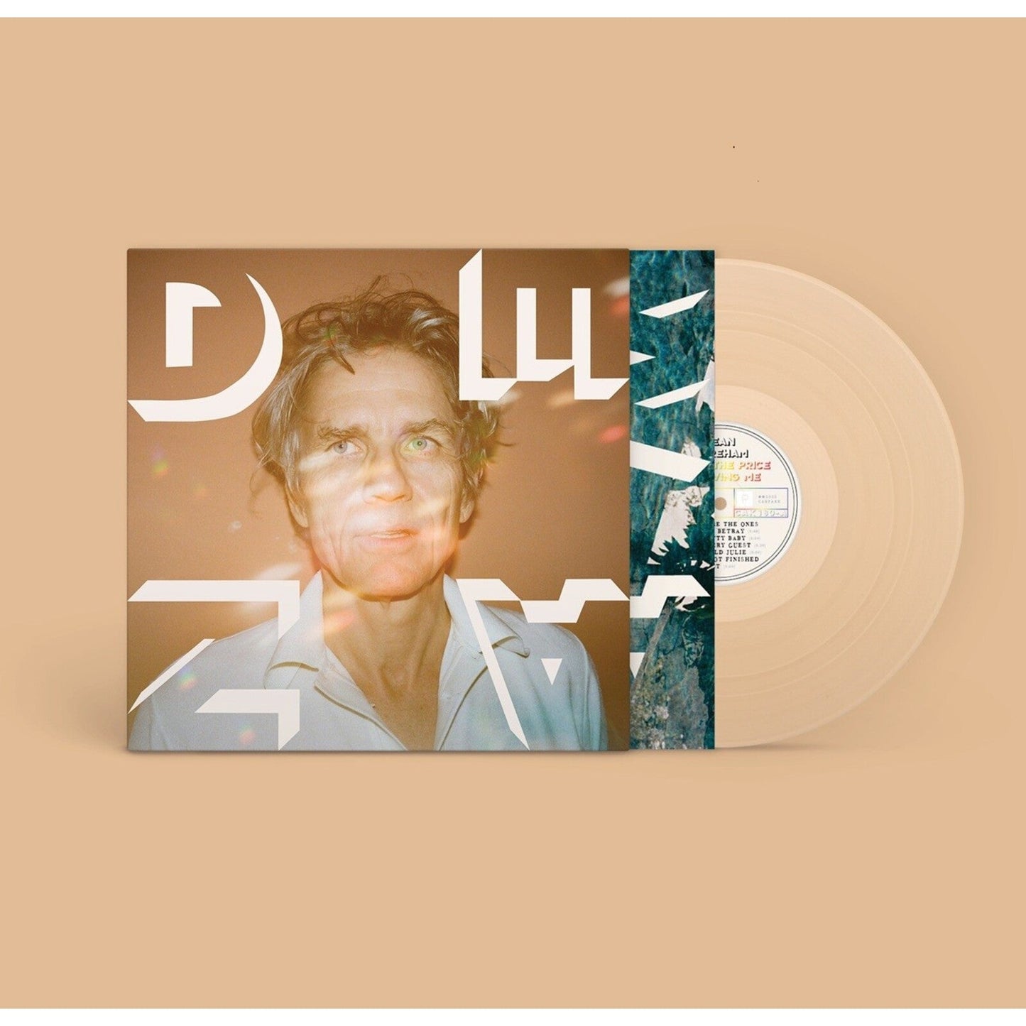 Dean Wareham vinyl record with album cover featuring a portrait and light flares.