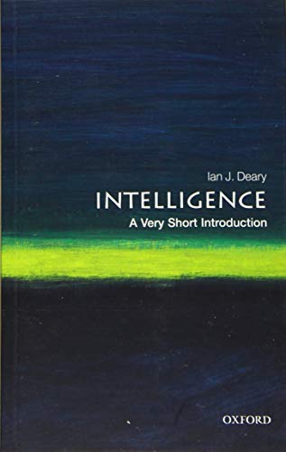 Book cover: "Intelligence: A Very Short Introduction" by Ian J. Deary.