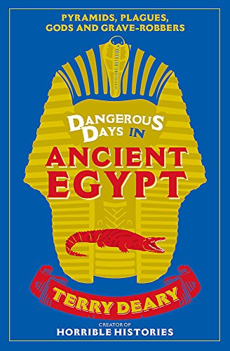 Book cover: Ancient Egypt theme with pharaoh’s mask, snake, and title.