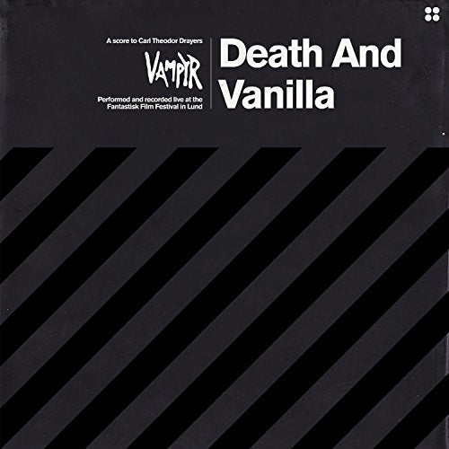 Black vinyl record cover with white text: "Death And Vanilla - Vampyr".