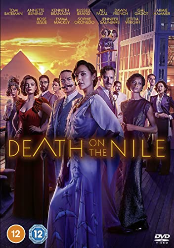 Death on the Nile" DVD cover featuring a cast of characters in 1930s attire.