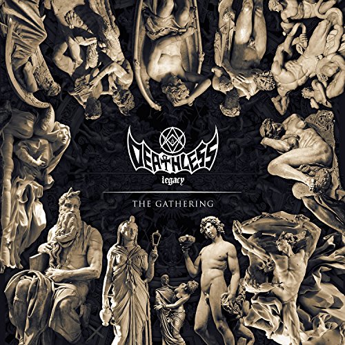 CD cover with sepia-toned statues and the band name "Deathless Legacy".
