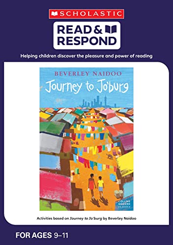 Book cover for "Journey to Jo'burg" depicting a colorful town and two children.