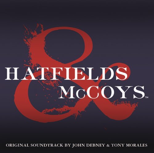 Hatfields & McCoys" CD cover with red ampersand and white text.