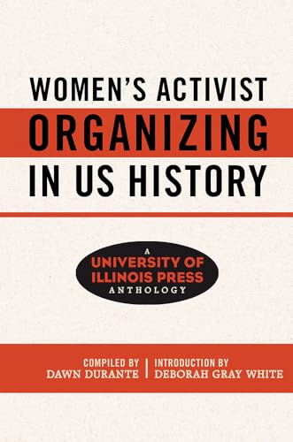 Book cover: "Women's Activist Organizing in US History" anthology, red and black text.