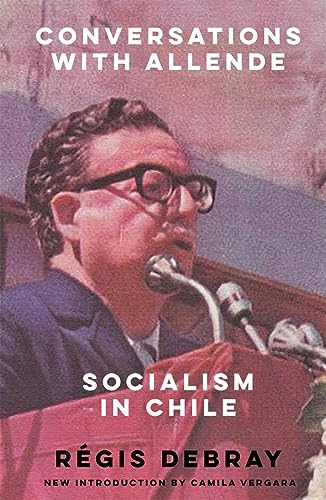 Book cover featuring Salvador Allende speaking into a microphone.