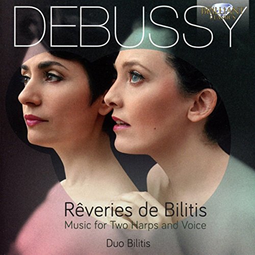 CD cover featuring two women's profiles back-to-back with "Debussy" written at the top.