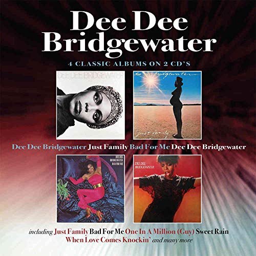 CD cover for Dee Dee Bridgewater’s four classic albums on two discs.