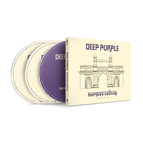 Deep Purple "Bombay Calling" CD case with image of Gateway of India.
