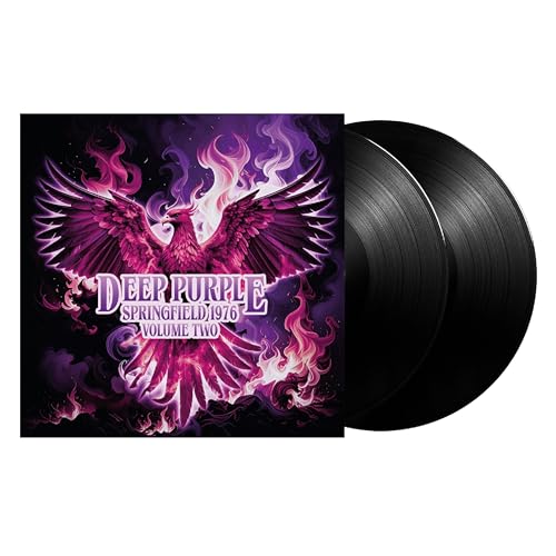 Vinyl record sleeve with Deep Purple band logo and 1976 concert details.