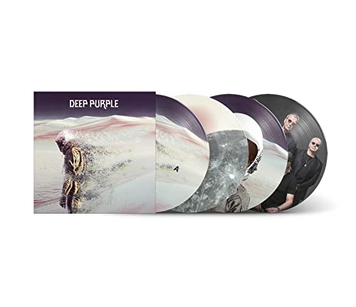 Deep Purple "Whoosh!" vinyl record set with band member image.