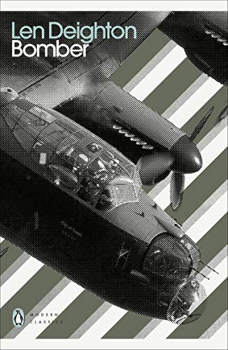 Book cover featuring a halftone image of a bomber plane over diagonal stripes.