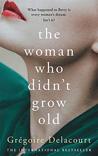 Book cover with a woman’s face, red lips, and large white title text.